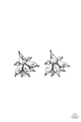 Stellar Sheen - Black Earrings Paparazzi Accessories