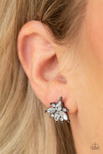 Load image into Gallery viewer, Stellar Sheen - Black Earrings Paparazzi Accessories