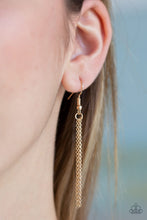 Load image into Gallery viewer, Shoot for the Stars Gold Necklace Paparazzi Accessories