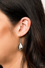 Load image into Gallery viewer, All Toget-HEIR Now Silver Hematite Rhinestone Necklace Paparazzi Accessories