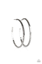 Load image into Gallery viewer, Totally Throwback Silver Hoop Earring Paparazzi Accessories