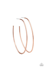 Load image into Gallery viewer, Whoop de Hoop Copper Hoop Earrings Paparazzi Accessories