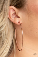 Load image into Gallery viewer, Whoop de Hoop Copper Hoop Earrings Paparazzi Accessories