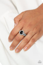 Load image into Gallery viewer, Glitter Garden Black Ring Paparazzi Accessories