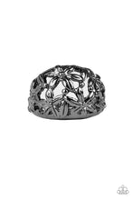 Load image into Gallery viewer, Haute Havana Black Gunmetal Ring Paparazzi Accessories