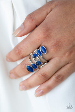 Wraparound Radiance Blue Cat's Eye Ring Paparazzi Accessories