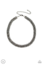 Load image into Gallery viewer, Empo-HER-Ment Black Gunmetal Choker Paparazzi Accessories