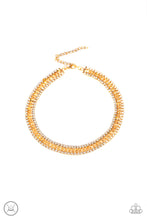Load image into Gallery viewer, Empo-HER-Ment Gold Choker Paparazzi Accessories