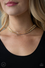 Load image into Gallery viewer, Empo-HER-Ment Gold Choker Paparazzi Accessories