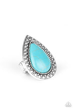 Load image into Gallery viewer, Santa Fe Storm Blue Ring Paparazzi Accessories