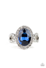 Load image into Gallery viewer, Magnificent Majesty Blue Ring Paparazzi Accessories