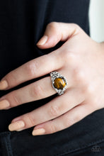 Load image into Gallery viewer, Mojave Treasure Brown Moonstone Ring Paparazzi Accessories