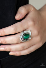 Load image into Gallery viewer, Fairytale Magic Green Ring Paparazzi Accessories
