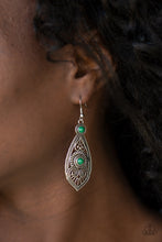 Load image into Gallery viewer, Sweet Siren Green Earring Paparazzi Accessories