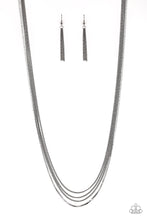 Load image into Gallery viewer, Sleek and Destroy Black Necklace Paparazzi Accessories
