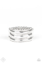 Load image into Gallery viewer, Rough Around the Edges Silver Ring Paparazzi Accessories