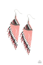 Load image into Gallery viewer, Bodaciously Bohemian Orange Seed Bead Earring Paparazzi Accessories