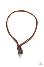 Load image into Gallery viewer, Dodge A Bullet Brown Urban Necklace Paparazzi Accessories