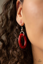 Load image into Gallery viewer, Sizzle Sizzle Red Acrylic Necklace Paparazzi Accessories