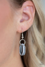 Load image into Gallery viewer, Fashionista Fever Silver Acrylic Necklace Paparazzi Accessories