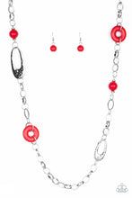 Load image into Gallery viewer, Artisan Artifact Red Necklace Paparazzi Accessories