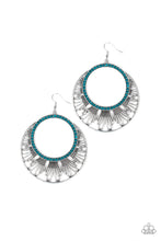 Load image into Gallery viewer, Mood Mod Blue Earring Paparazzi Accessories