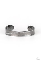 Load image into Gallery viewer, Bring The Bling Gunmetal Cuff Bracelet Paparazzi Accessories