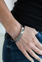 Load image into Gallery viewer, Bring The Bling Gunmetal Cuff Bracelet Paparazzi Accessories