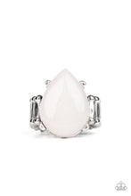 Load image into Gallery viewer, Mojave Mineral White Ring Paparazzi Accessories