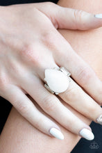 Load image into Gallery viewer, Mojave Mineral White Ring Paparazzi Accessories