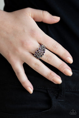 Bling Swing - Purple Rhinestone Ring Paparazzi Accessories