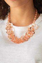 Load image into Gallery viewer, Ringing In The Bling - Copper Necklace Paparazzi Accessories