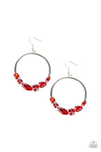 Load image into Gallery viewer, Legendary Luminescence Red Earring Paparazzi Accessories