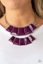 Load image into Gallery viewer, Lions TIGRESS and Bears Purple Necklace Paparazzi Accessories