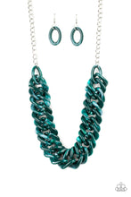 Load image into Gallery viewer, Coming In Haute Green Acrylic Necklace Paparazzi Accessories