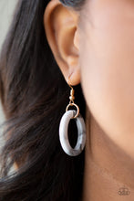 Load image into Gallery viewer, I Have a Haute Date White Acrylic Necklace Paparazzi Accessories
