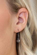 Load image into Gallery viewer, Natural Re-Leaf Black Gunmetal Necklace Paparazzi Accessories