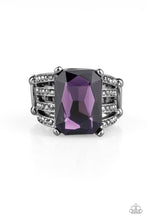 Load image into Gallery viewer, Expect Heavy REIGN Purple Ring Paparazzi Accessories