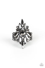 Load image into Gallery viewer, Stand Back Black Ring Paparazzi Accessories