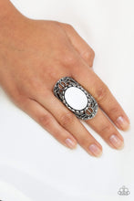Load image into Gallery viewer, Drama Dream - White Ring Paparazzi Accessories