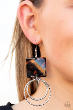 Load image into Gallery viewer, Maven Maker Black Earring Paparazzi Accessories