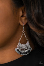 Load image into Gallery viewer, Sahara Treasure Black Earring Paparazzi Accessories