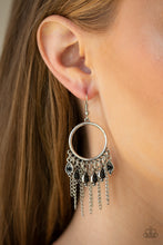 Load image into Gallery viewer, Very Vagabond Black Earrings Paparazzi Accessories