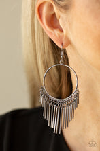 Load image into Gallery viewer, SOL Food Black Gunmetal Earring Paparazzi Accessories