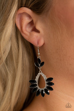 Extra Exquisite Black Earring Paparazzi Accessories