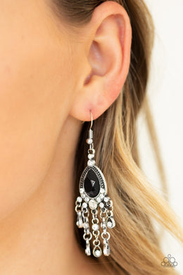 Bling Bliss Black Earrings Paparazzi Accessories