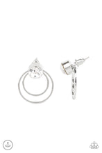 Load image into Gallery viewer, Word Gets Around White Jacket Earring Paparazzi Accessories