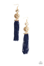 Load image into Gallery viewer, Lotus Gardens Blue Earring Paparazzi Accessories