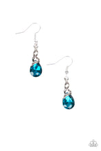 Load image into Gallery viewer, Totally Timeless Blue Earring Paparazzi Accessories