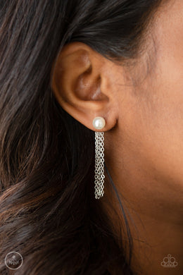 Rebel Refinement Pearl Earring Paparazzi Accessories
